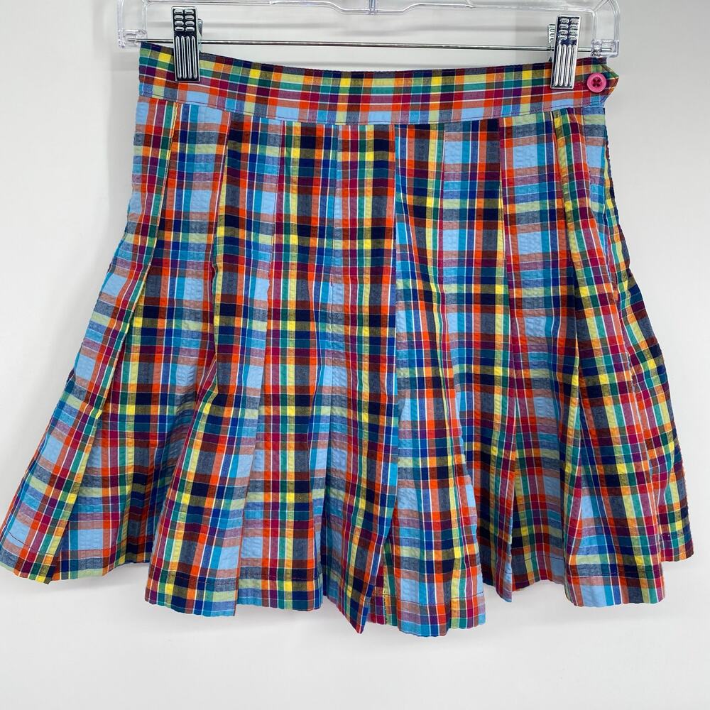 Urban Outfitters Skirt Pleated Plaid Schoolgirl Uniform Croquet Small Cosplay